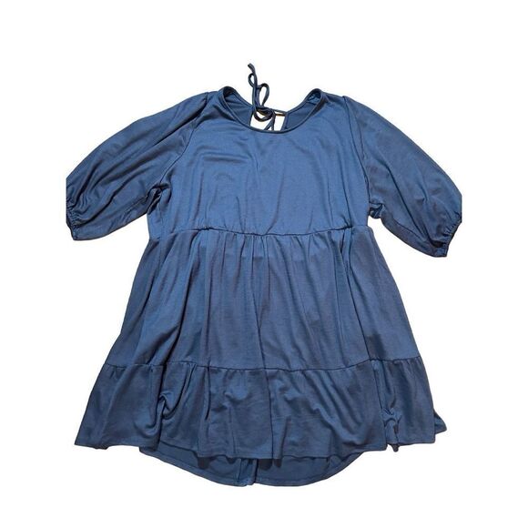 Torrid At The Knee Slub Rib Voluminous Dress Sz 5X lavender - Picture 11 of 14